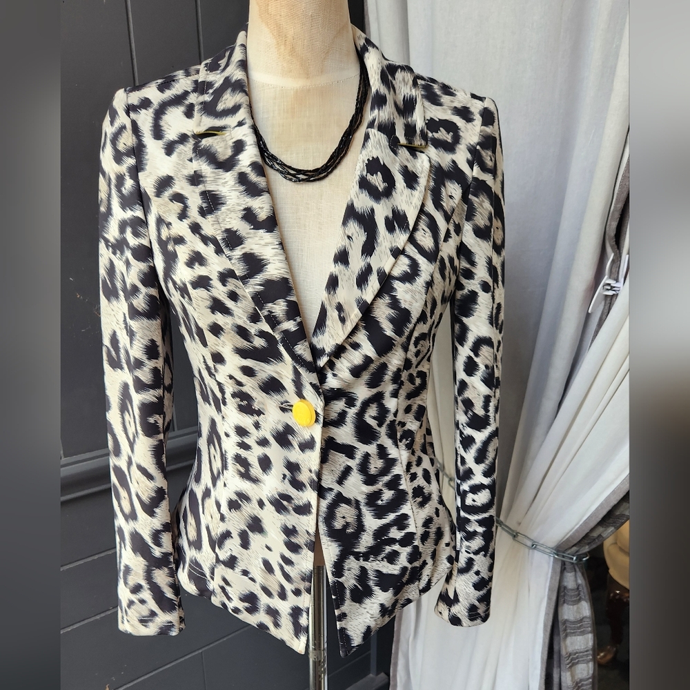 Joseph Ribkoff Animal Print Blazer